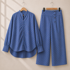 Elegant Polka Dot Co-Ord Set