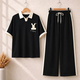 Little Bear Style Western 2-Pcs Summer Tracksuit For Her MWTS-34