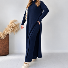 Roll Neck Style knit CoOrd Set