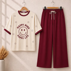 Happy Life Style Western 2-Pcs Summer Tracksuit For Her MWTS-32