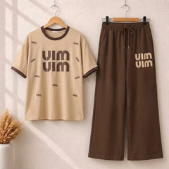 UIM Style Western 2-Pcs Summer Tracksuit For Her MWTS-36