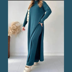 Roll Neck Style knit CoOrd Set