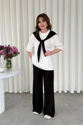 Ribbon Lounge Wear Set Her MWTS-37