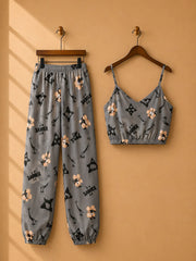 Trendy Printed Top&Trouser.