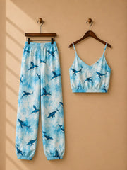 Trendy Printed Top&Trouser.