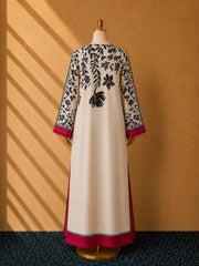 Monochrome Rose Kaftan MWTS-41