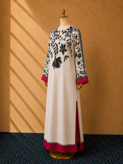 Monochrome Rose Kaftan MWTS-41