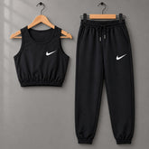Summer Women’s Short Top +Trouser