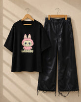 Labubu Print Women 2 Piece Dryfit Tracksuit For Her