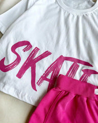 Skate Printed Top & Boxer Set
