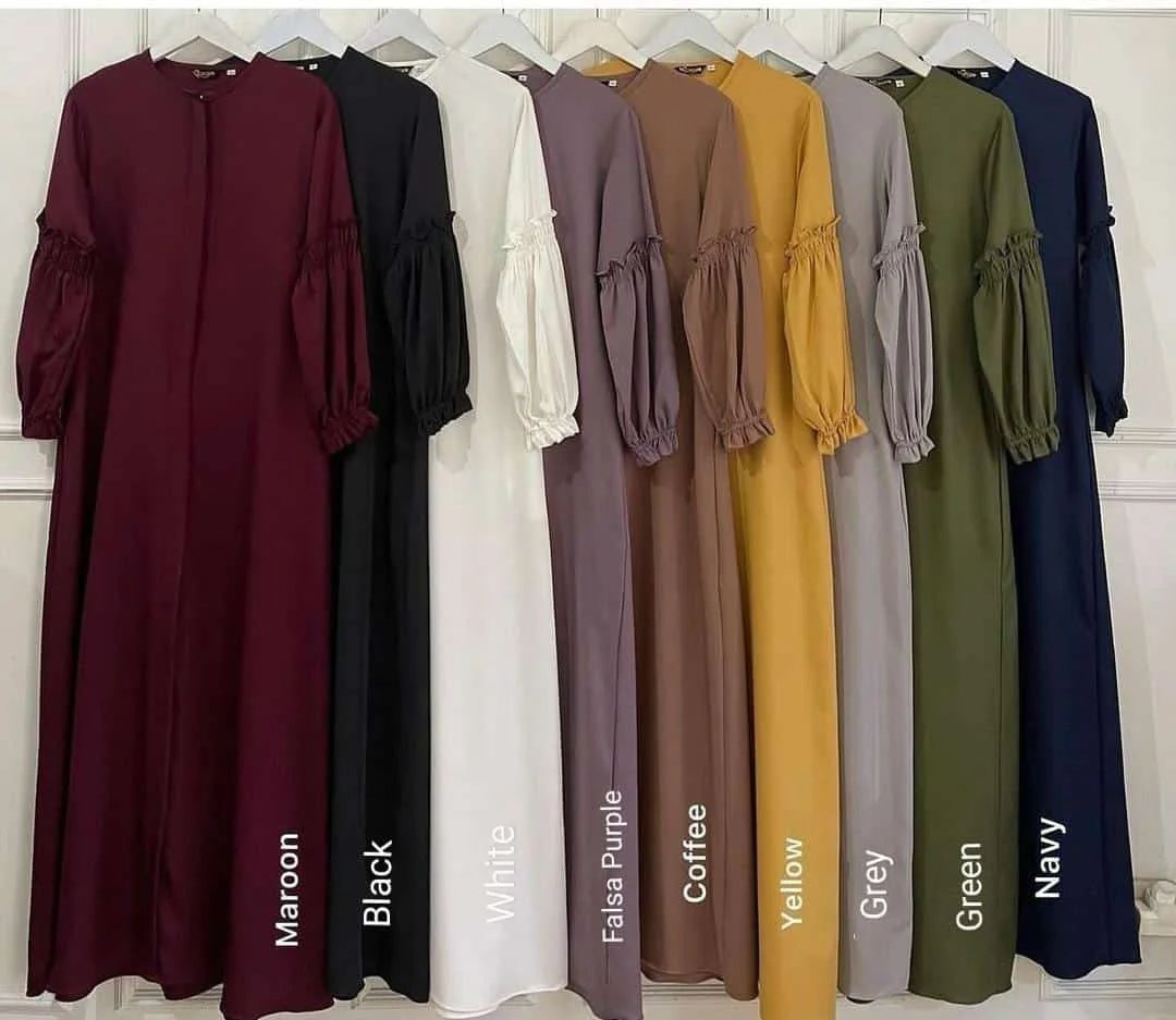 Candy Long Frill Abaya