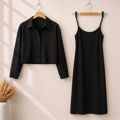 Korean Style Long Koti Maxi 2 Piece