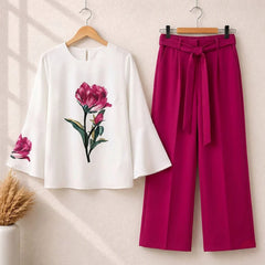 Trendy Floral Summer Co-Ord 2 Piece