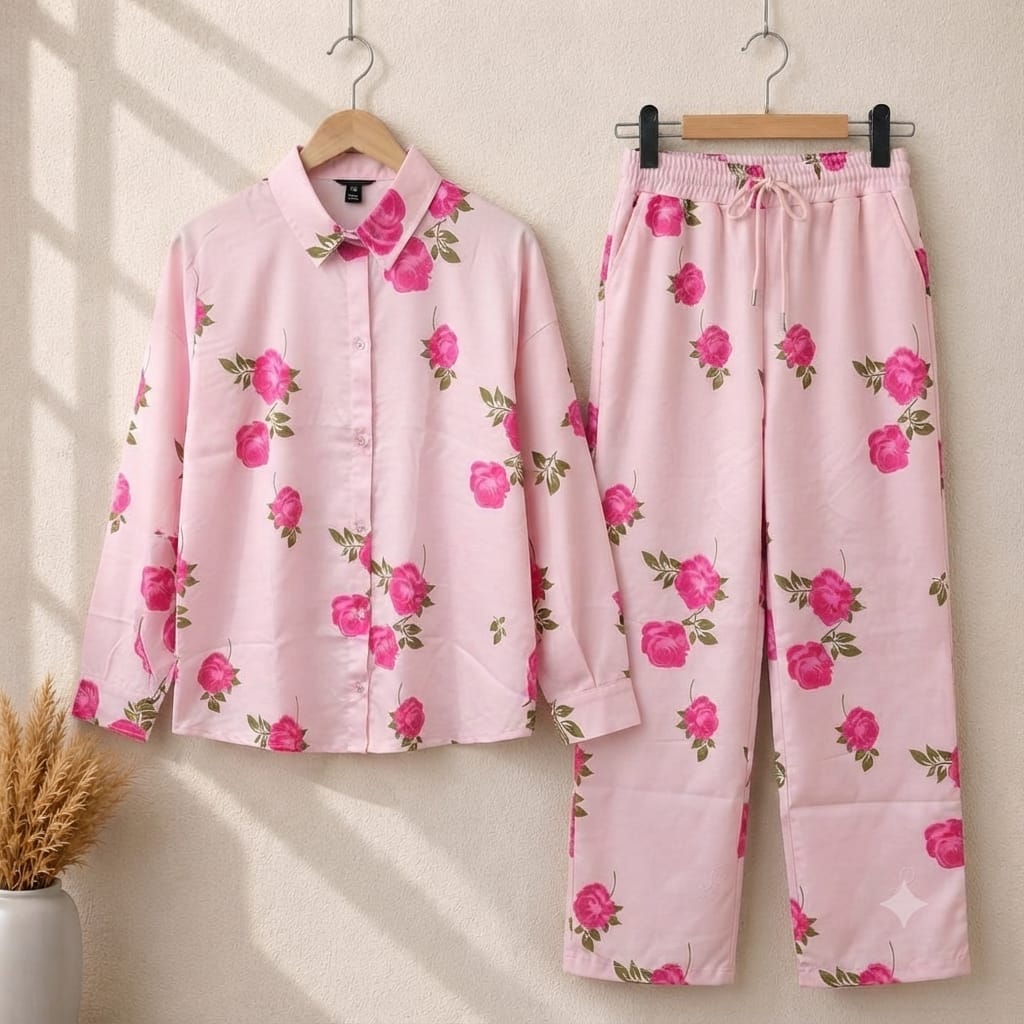 Summer Printed Luxe CoOrd Set