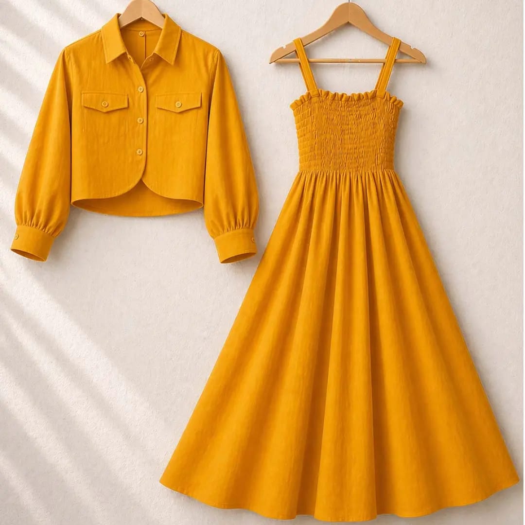 Luna Grace Midi Dress with Jacket