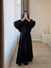 Elegance Modest 2-Piece Abaya Set