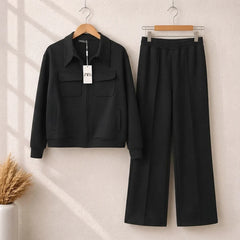 6 Pocket Style Premium Quality Winter 2-Pcs Tracksuit. CWTS-37