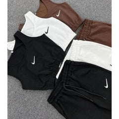 Summer Women’s Short Top +Trouser
