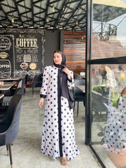 Polka-Dot Abaya