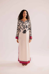 Monochrome Rose Kaftan MWTS-41