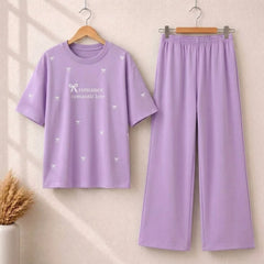Bow Style Western 2-Pcs Summer Tracksuit For Her MWTS-37