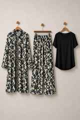 Trendy Floral Shrug 3 Piece