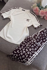 Leopard Print Casual 2-Piece Co-Ord Set