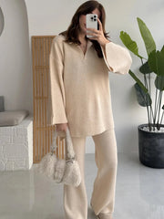 Whisper Textured Knit Co-Ord Set