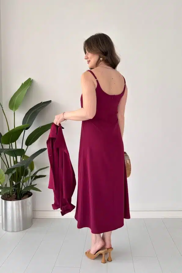 gomlek elbise takim visne elbise modelleri mazibutik elbise 58727 15 O