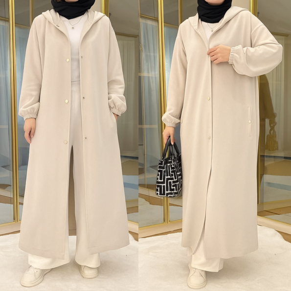 Modest Elegance in Neutral Tones